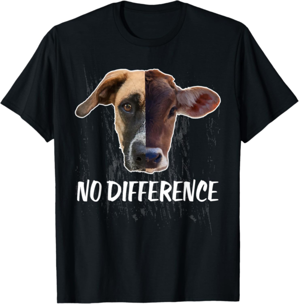 No Difference Shirt Vegan Apparel Women Difference Vegan T-S... - Image 2
